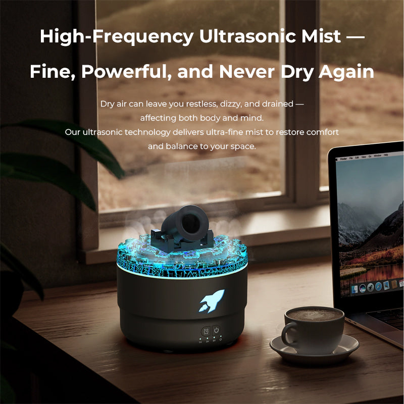 VaporCannon — The Mist-Free Flame Humidifier