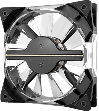 HOLO FAN, 120mm PWM RGB PC Fan with 3D Holographic Display, Wireless Upload, High-Performance Cooling